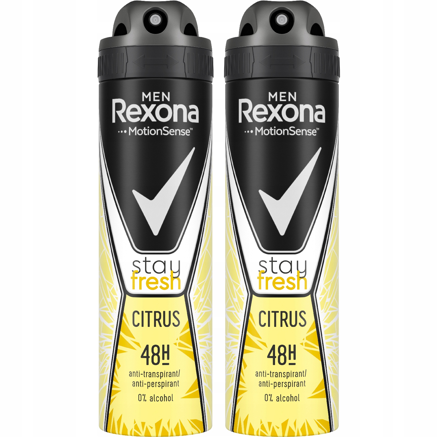 

Rexona Men Citrus antyperspirant w sprayu 2x 150ml