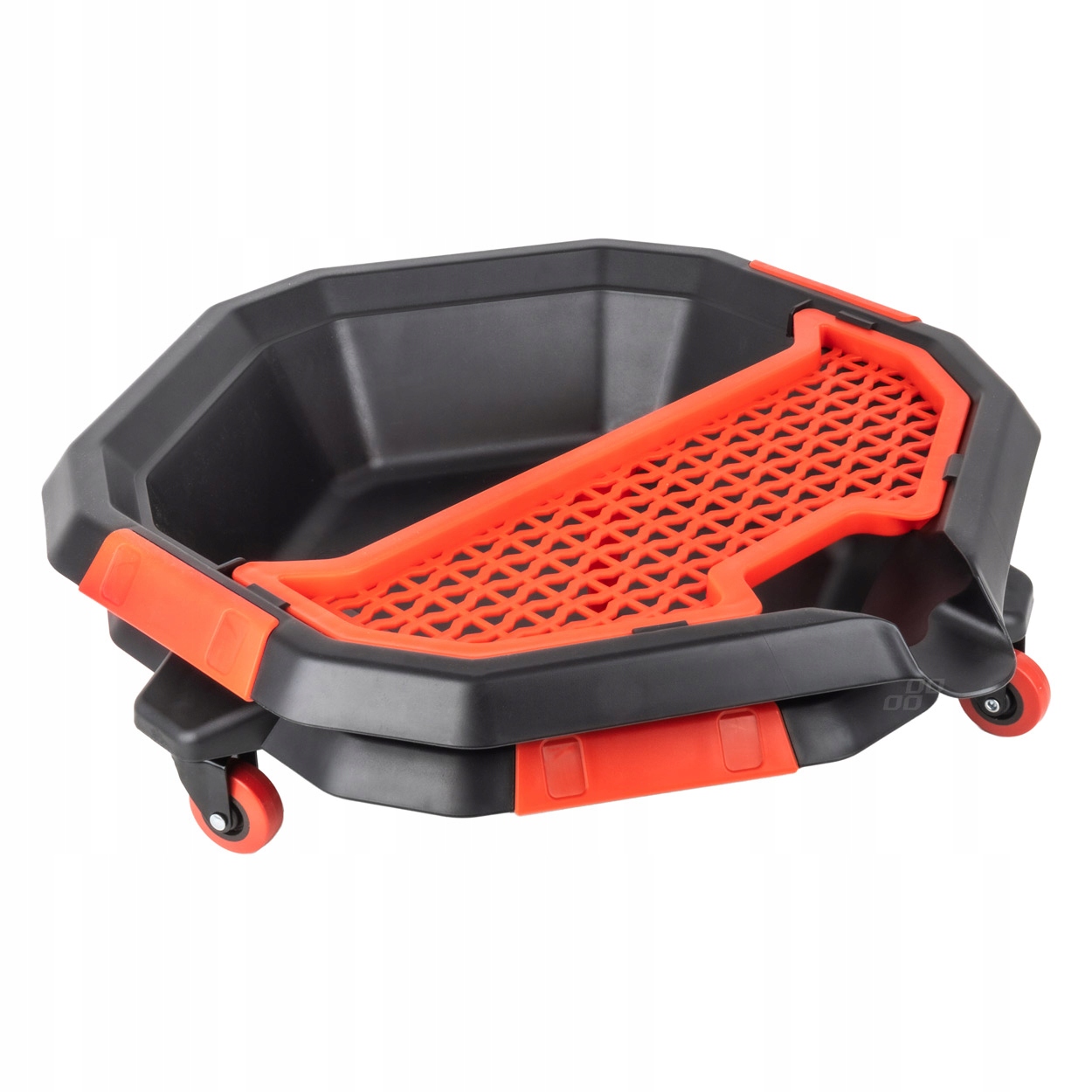 Miska na umývanie oleja na kolieskach s úložným priestorom na náradie AMIO-04264