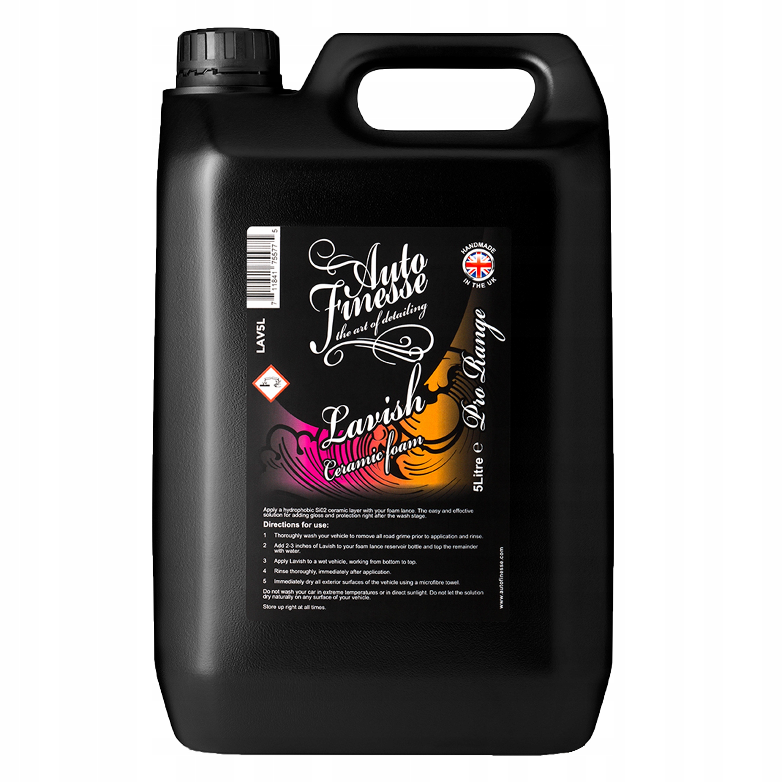 Keramická aktívna pena Auto Finesse Lavish Ceramic Foam (5 l)