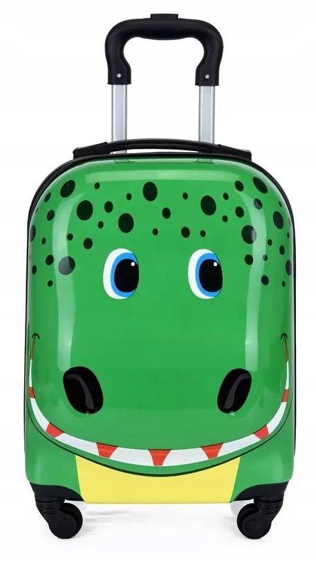 

Krokodyl Dinozaur 3D Walizka Dzieci Bagaż Kabinowa