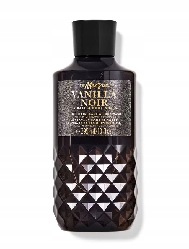 Bath & Body Works Vanilla Noir żel pod prysznic dla mężczyzn 295 ml