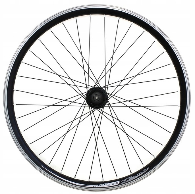 Koło Rowerowe 26 Cali Tylne Kaseta Tarczowe 6 Śrub Lub V-brake Czarne