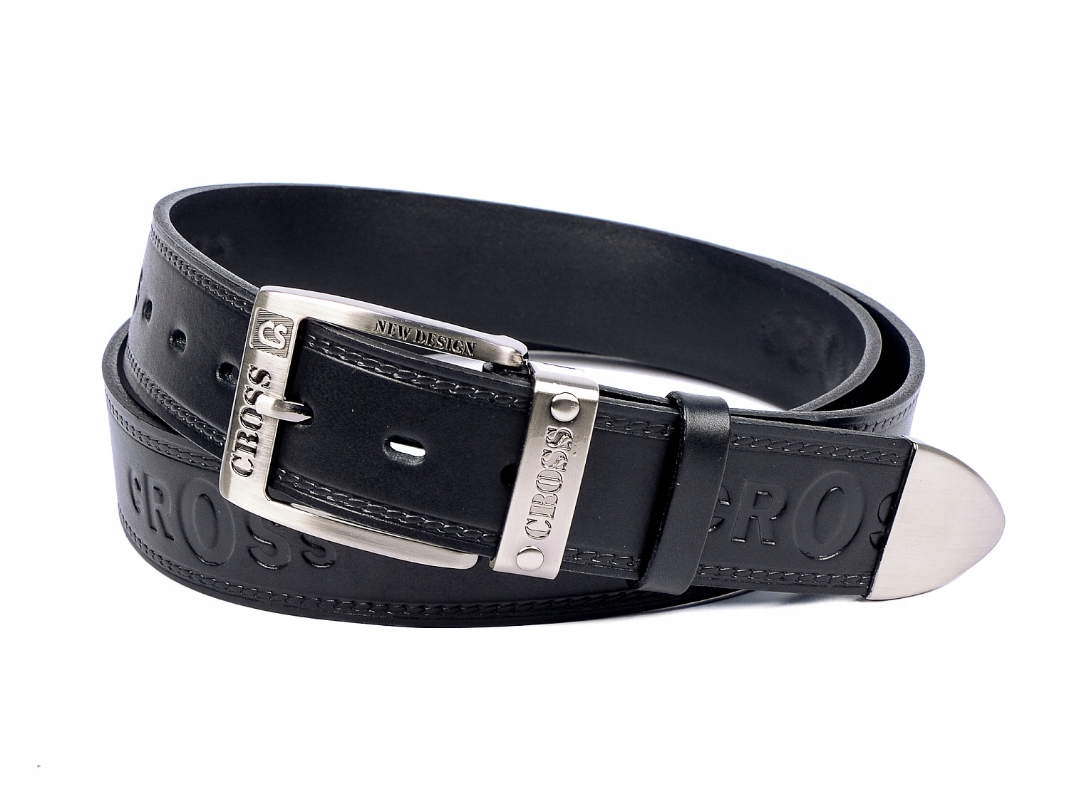 

XL 120 cm - Cross Pasek Męski do Spodni Skóra Nat