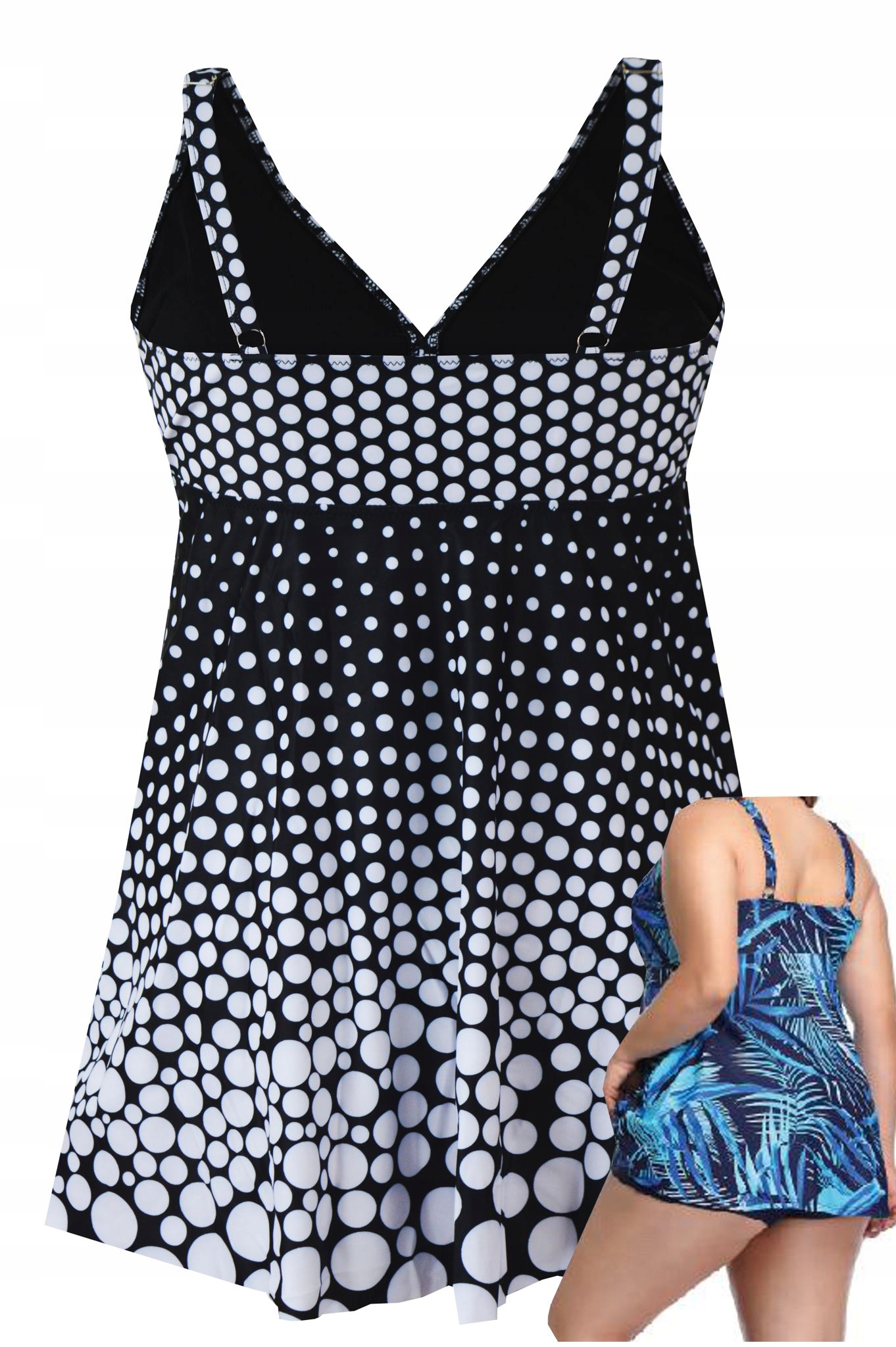 Strój kąpielowy Tankini sukienka i spodenki roz 50 Model Tankini