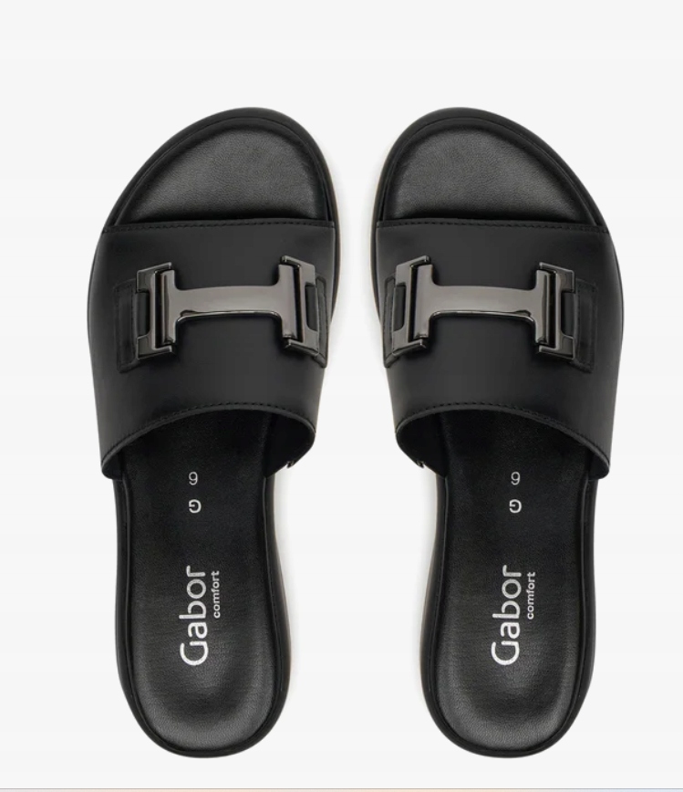 Gabor nazouváky černé 62.732.6 komfortní kožené vel.