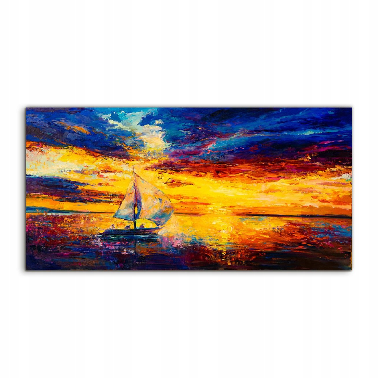 

Obraz akrylowy 120x60 nowoczesny Łódka Woda Niebo