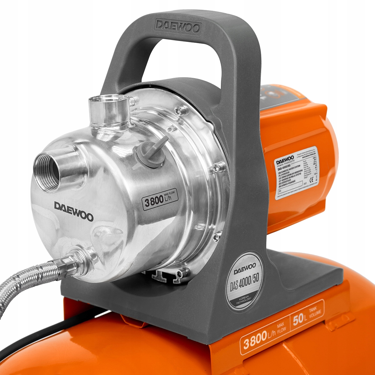 Zestaw hydroforowy Hydrofor 50 l + Pompa DAEWOO Kod producenta DAS 4000/50