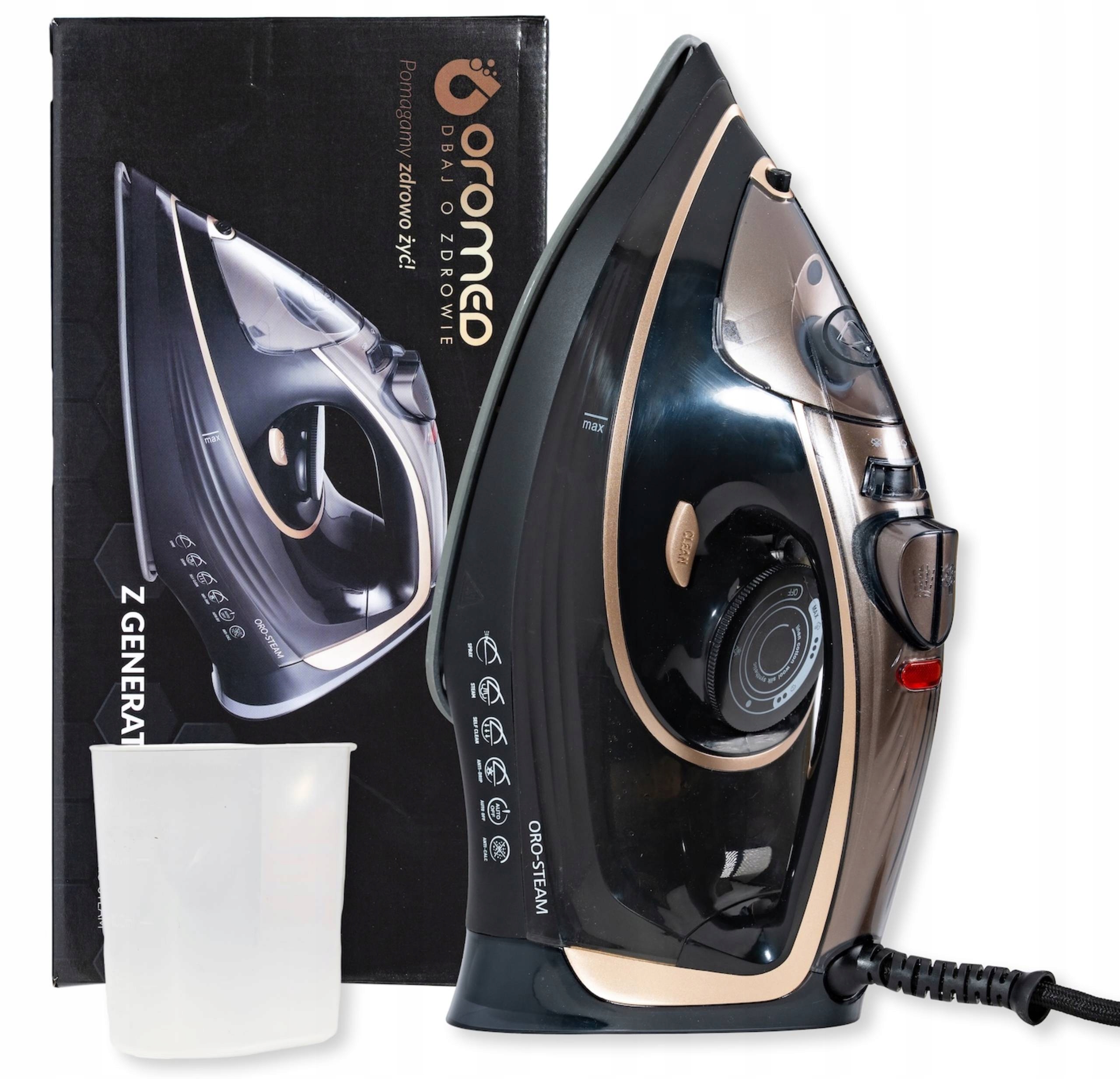 Oromed Oro-steam Żelazko Parowe Ceramiczna Powłoka 3200W Auto-Off