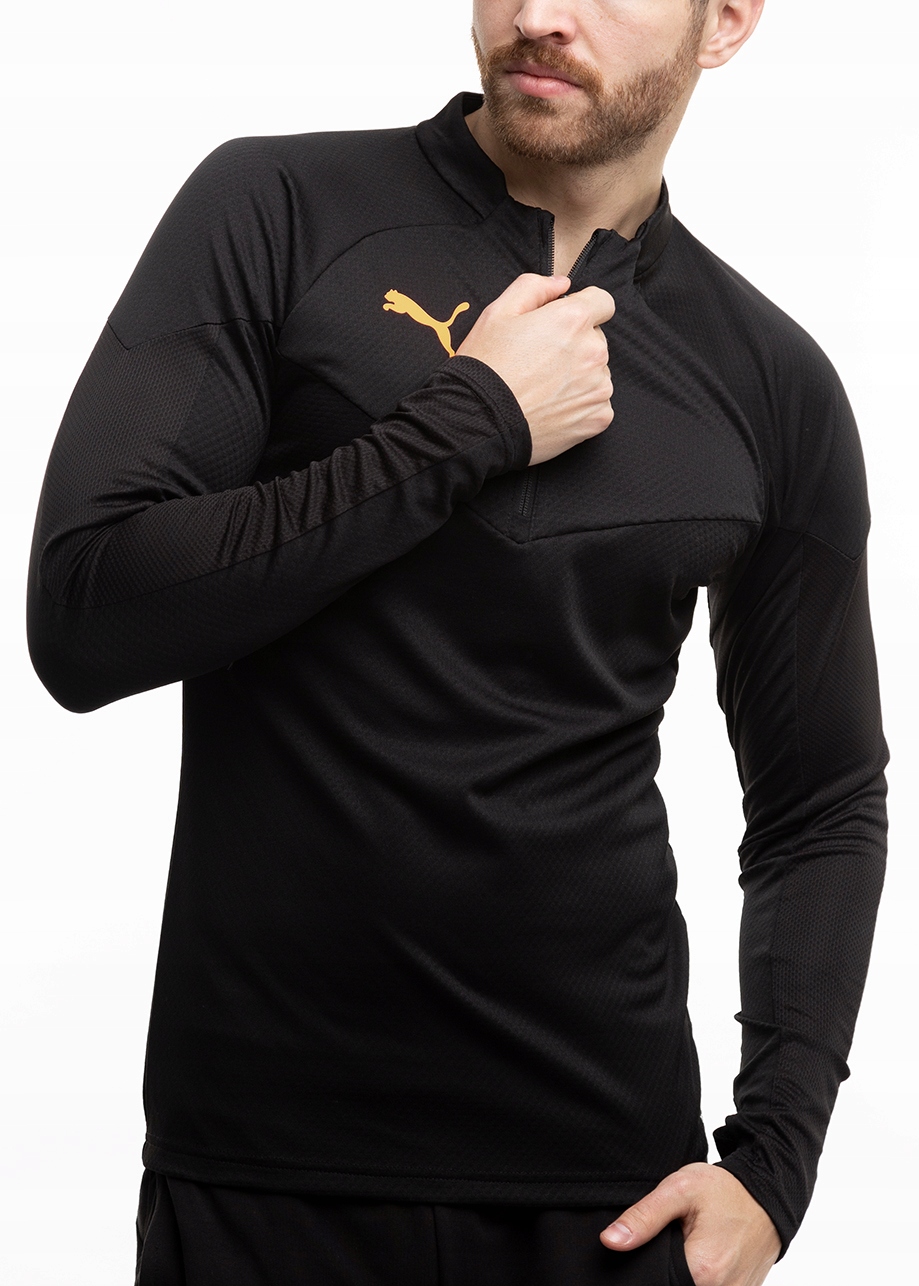 Pánská Mikina Puma rozepínací 1/4 Zip sportovní tréninková Bez Kapuce vel. L