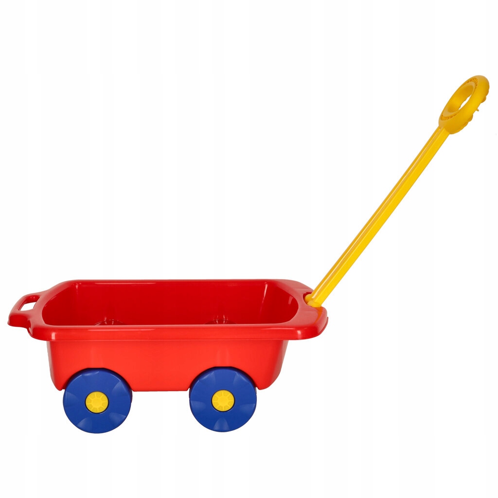 WÓZEK Z RĄCZKĄ TACZKA PIASKOWNICA + KOMPLET GRATIS+wiaderko + łopatka Marka Mrowiec