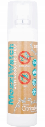 MozziWatch Naturalny Spray Na Komary I Kleszcze Ochrona do 6h Bez Deet