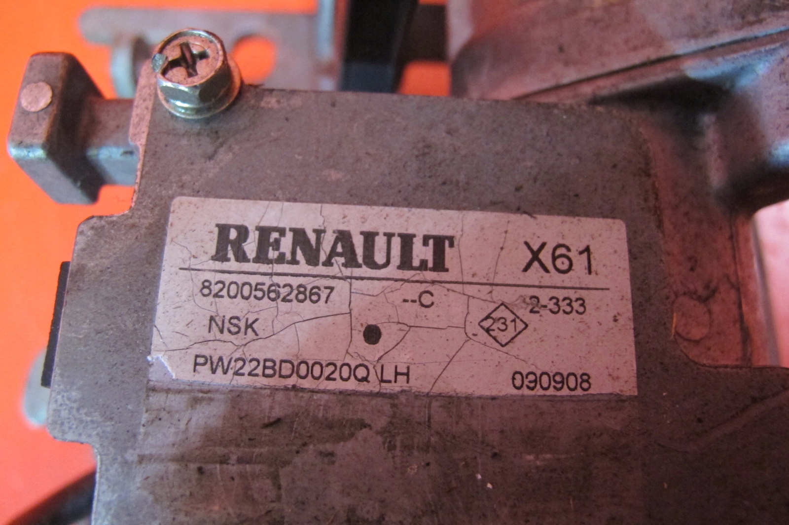 RENAULT KANGOO 2 II 3 III 08- CITAN W415 control electrics cross