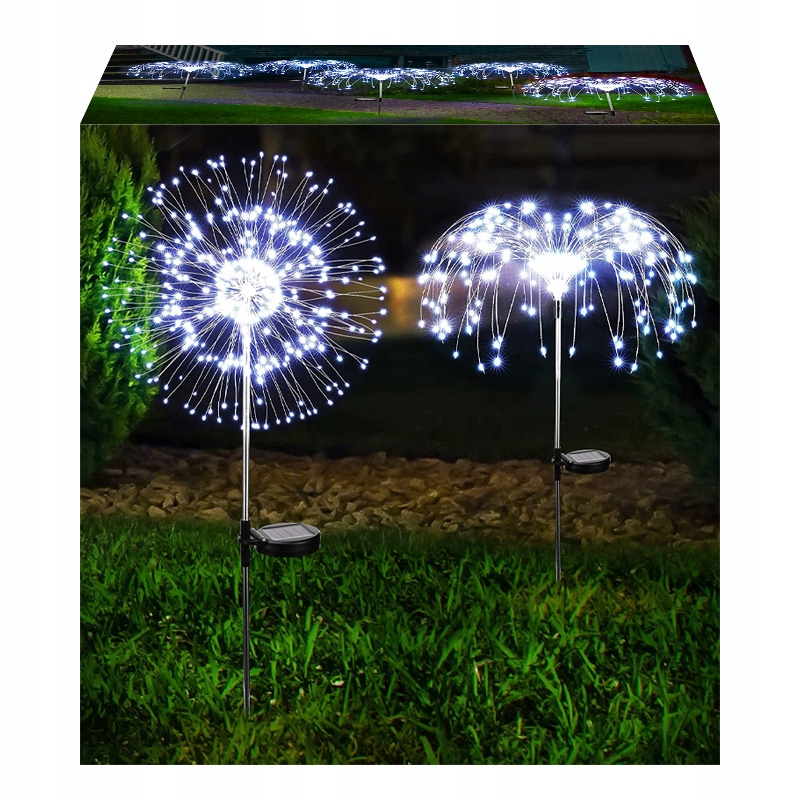 

4Szt Lampa Solarna Ogrodowa Meduza Lampka 150LED