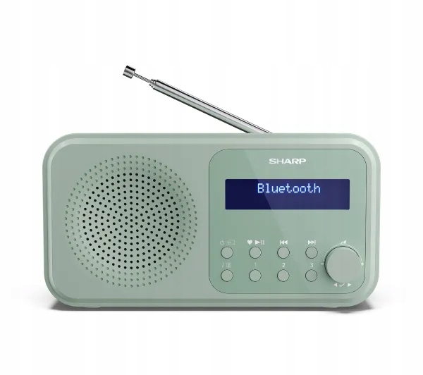 Radioodbiornik Radio przenośne Sharp DR-P420(GN) Fm Dab+ Bluetooth Zielony