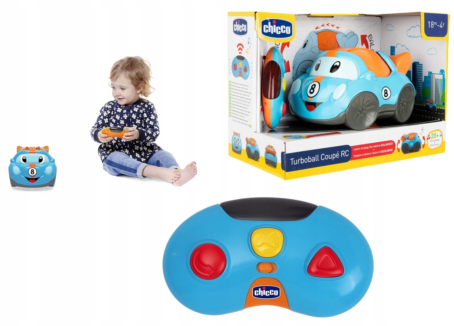 

Chicco Rolly Coupé Rc zdalnie sterowany samochód