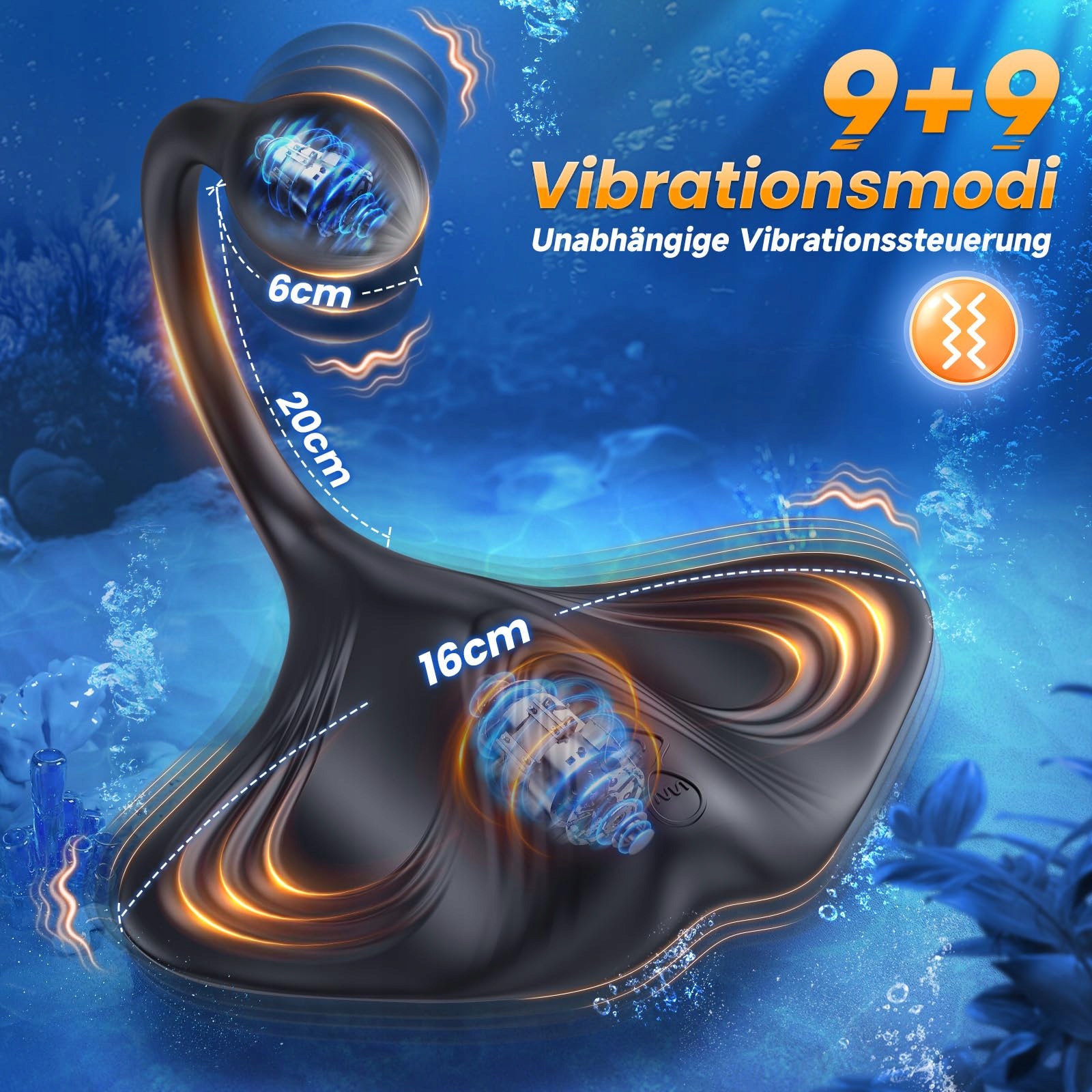 ANALVIBRATOREN Wibrator Prostaty Dla Mężczyzn Z Podwójnym Silnikiem — miniatura 3