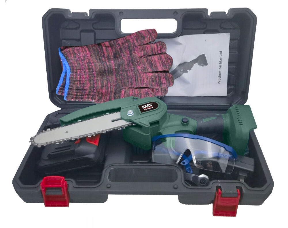 Piła Łańcuchowa Elektryczna Pilarka Akumulatorowa Do Drewna 2x Bateria 24V