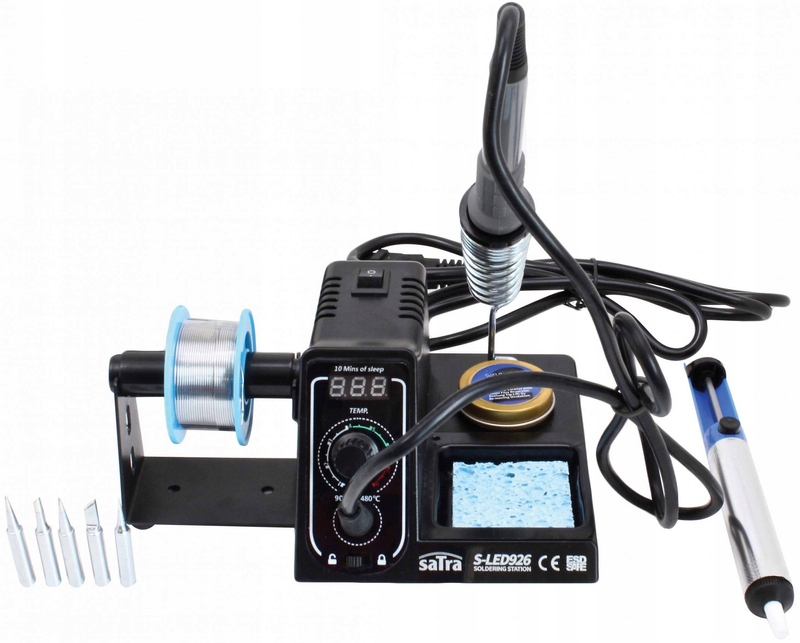 STACJA LUTOWNICZA Z WYŚWIETLACZEM SATRA S-LED926