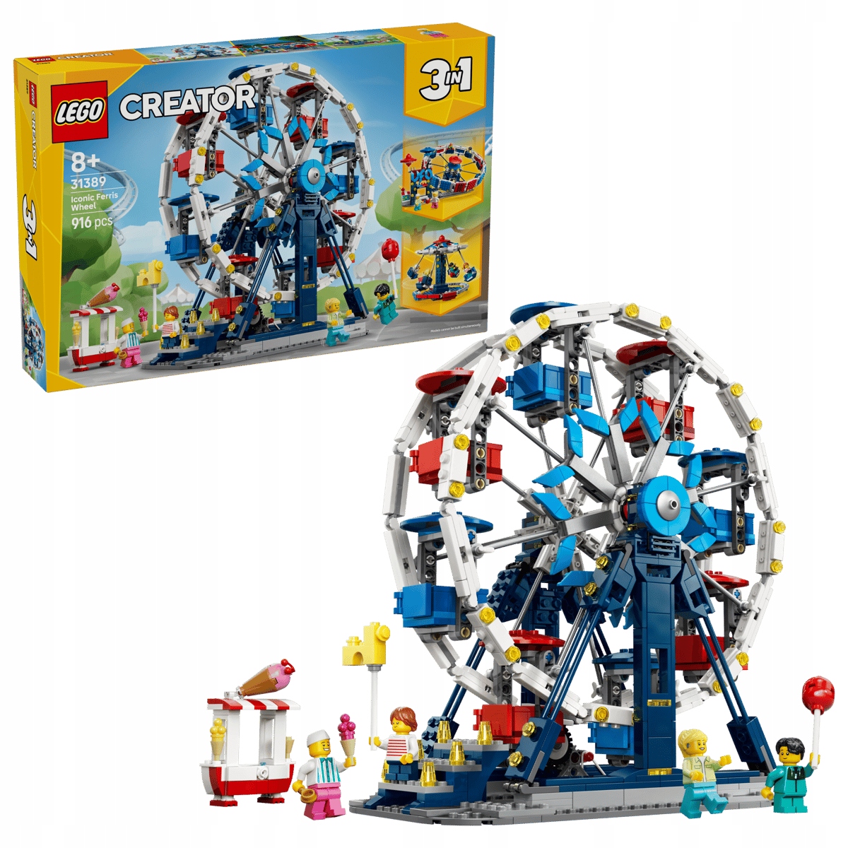 Lego 31389 Kultovní ďábelský mlýn Creator zmrzlinová budka Ufo pokladna