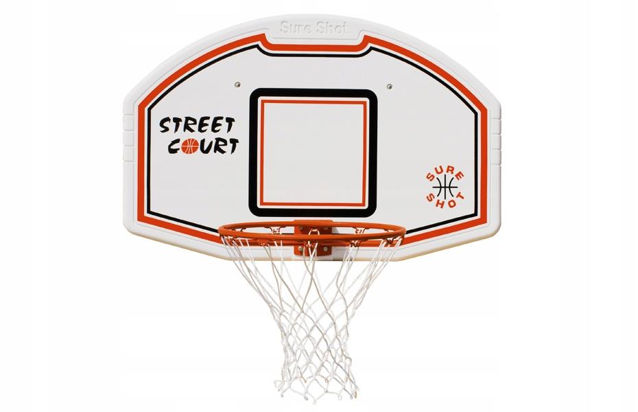 TABLICA DO KOSZYKÓWKI+OBRĘCZ+UCHWYT ŚCIENNY +PIŁKA Marka Trees