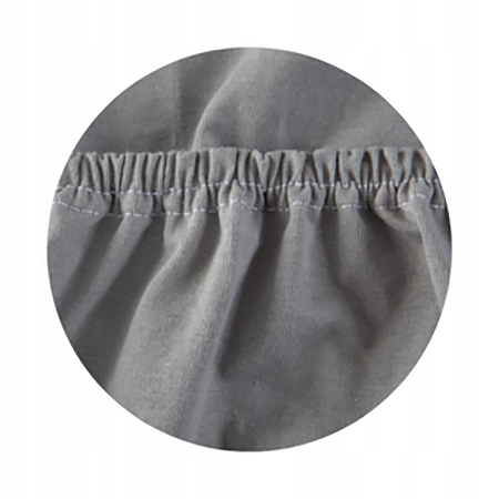 Простыня из джерси для детской кроватки 180X90 хлопок-серый