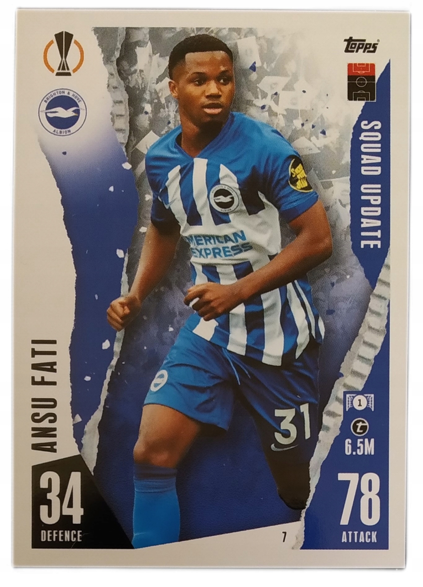 Match Attax 23/24 Extra Karta Squad Update 7 Ansu Fati