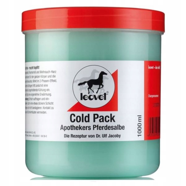 Leovet Cold Pack żel regenerujący chłodzi i rozgrzewa dla koni horse 1000ml