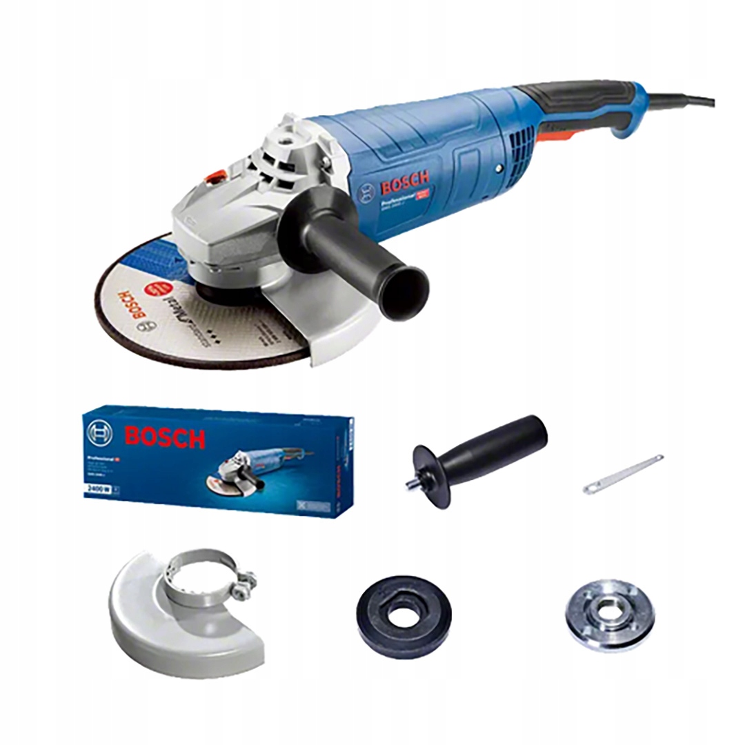 Szlifierka kątowa Bosch GWS2400J Professional 2400W 230mm łagodny rozruch