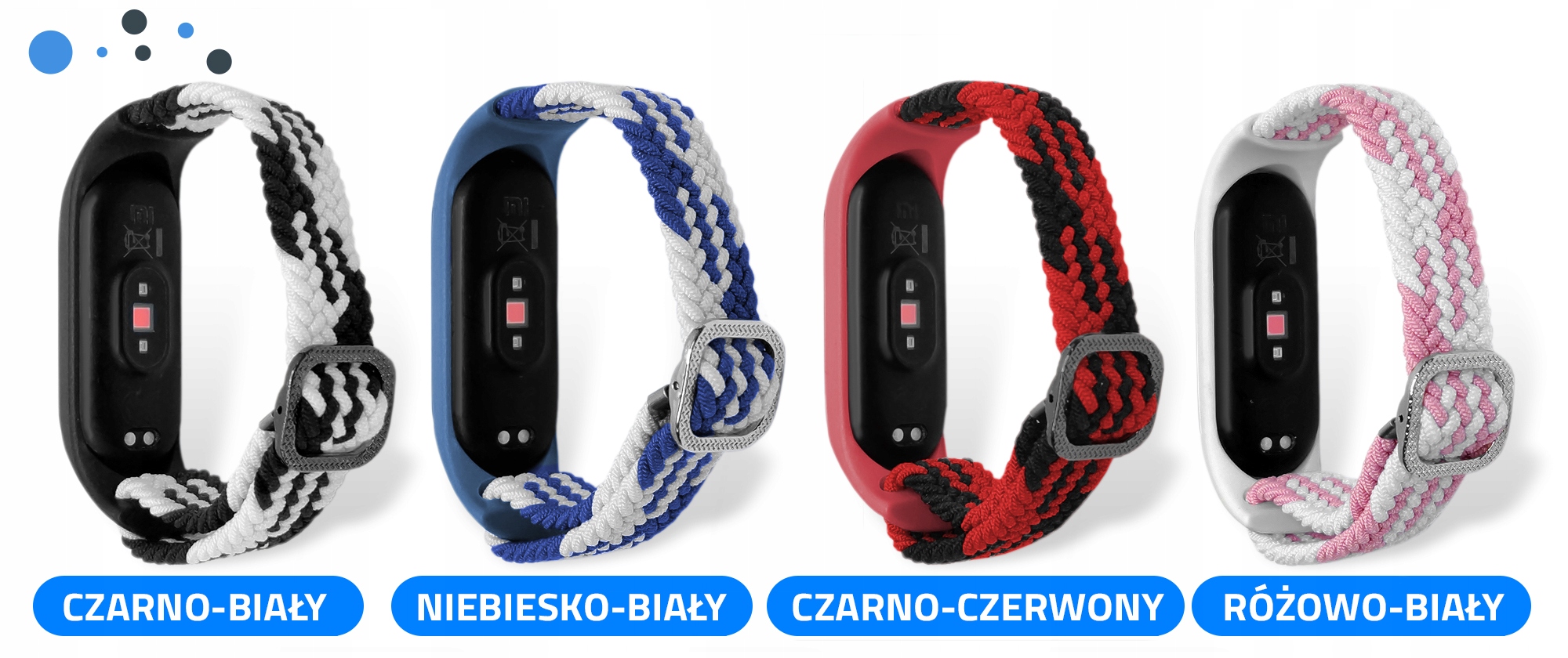 OPASKA PASEK do XIAOMI MI BAND 3/4/5/6 MEGA KOLORY Producent ChronSmarta
