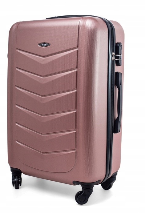 Średnia Walizka Podróżna Rgl Bagaż Abs Rose Red