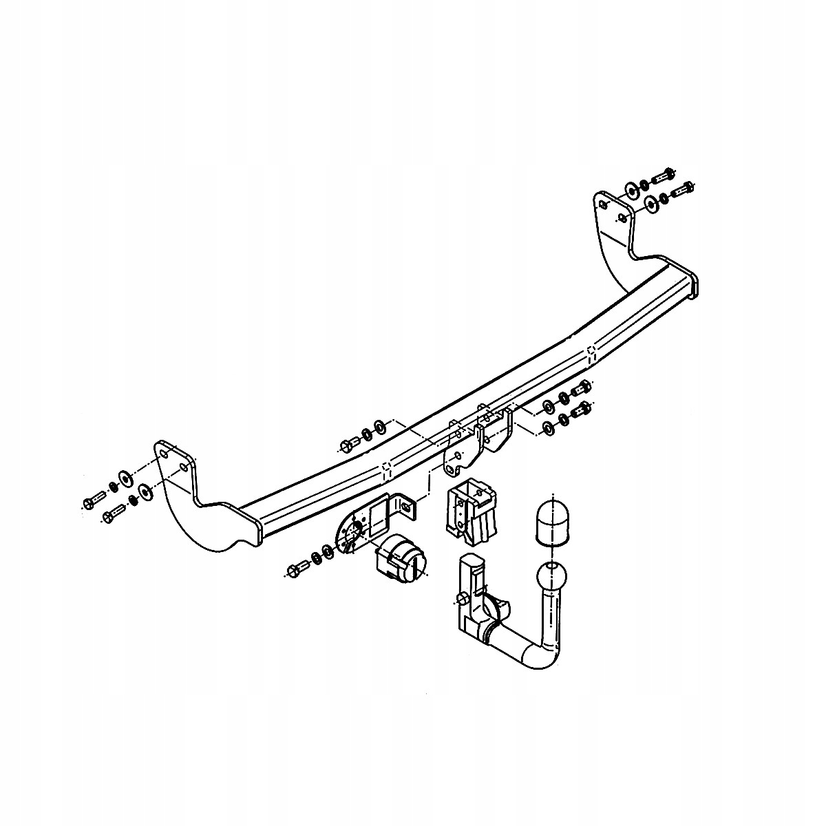 Hak holowniczy Wypinany Citroen C3 2 II HTB 09-16 MODUŁ 13 PIN GRATIS Nowy Producent Steinhof