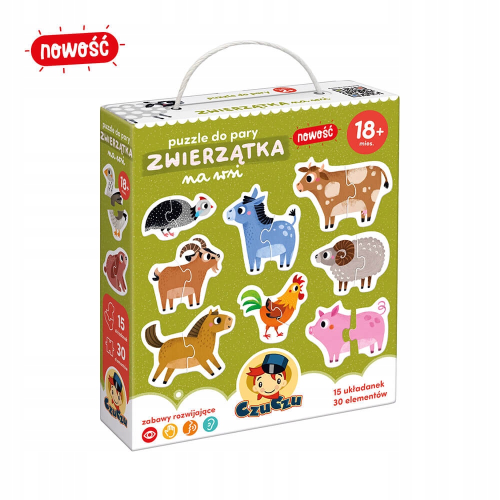

Czuczu Puzzle Do Pary Zwierzęta Na Wsi 15UKŁADANEK
