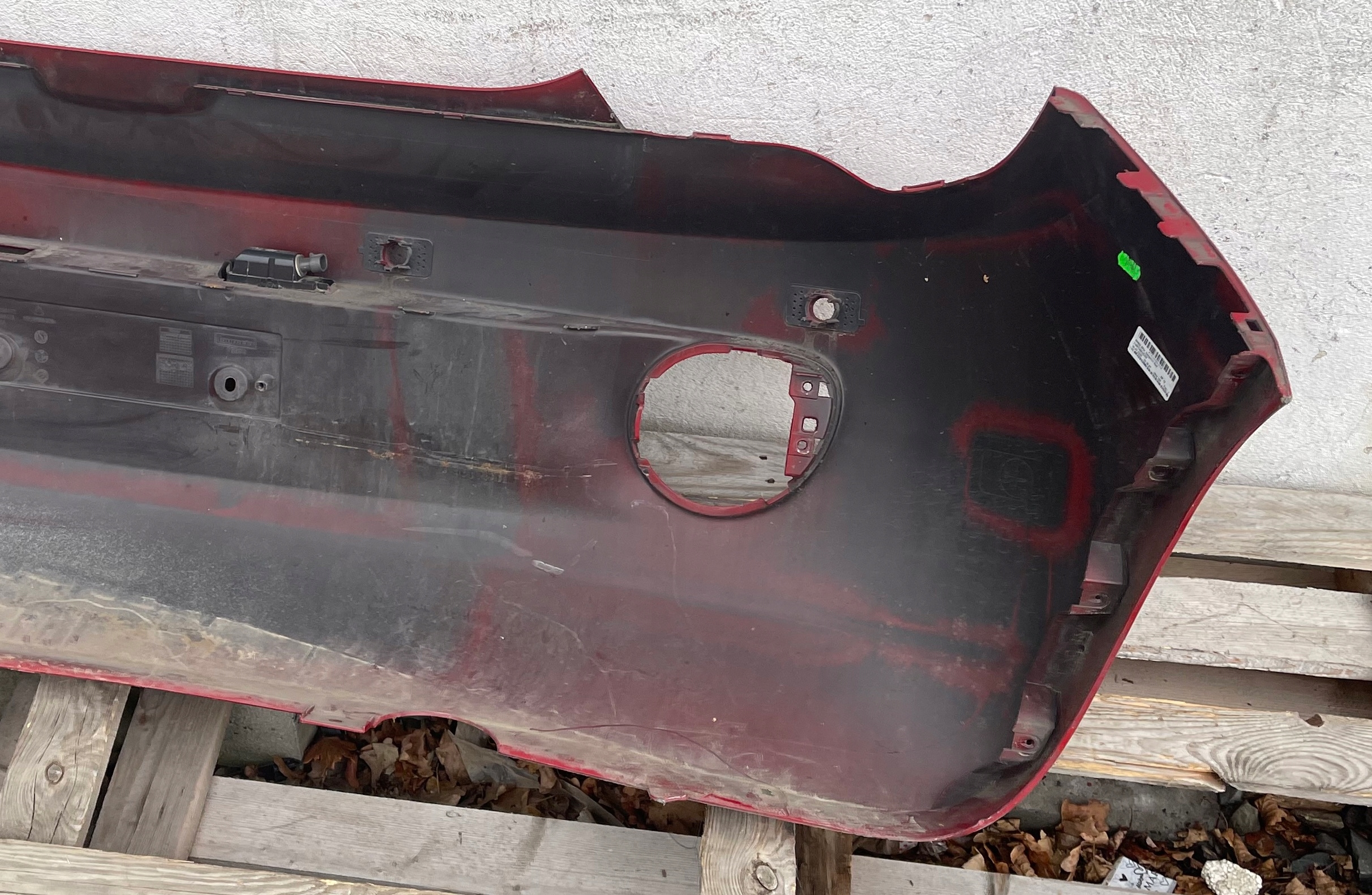 OPEL ADAM bumper rear part rear below 4xPDC GM 13356473