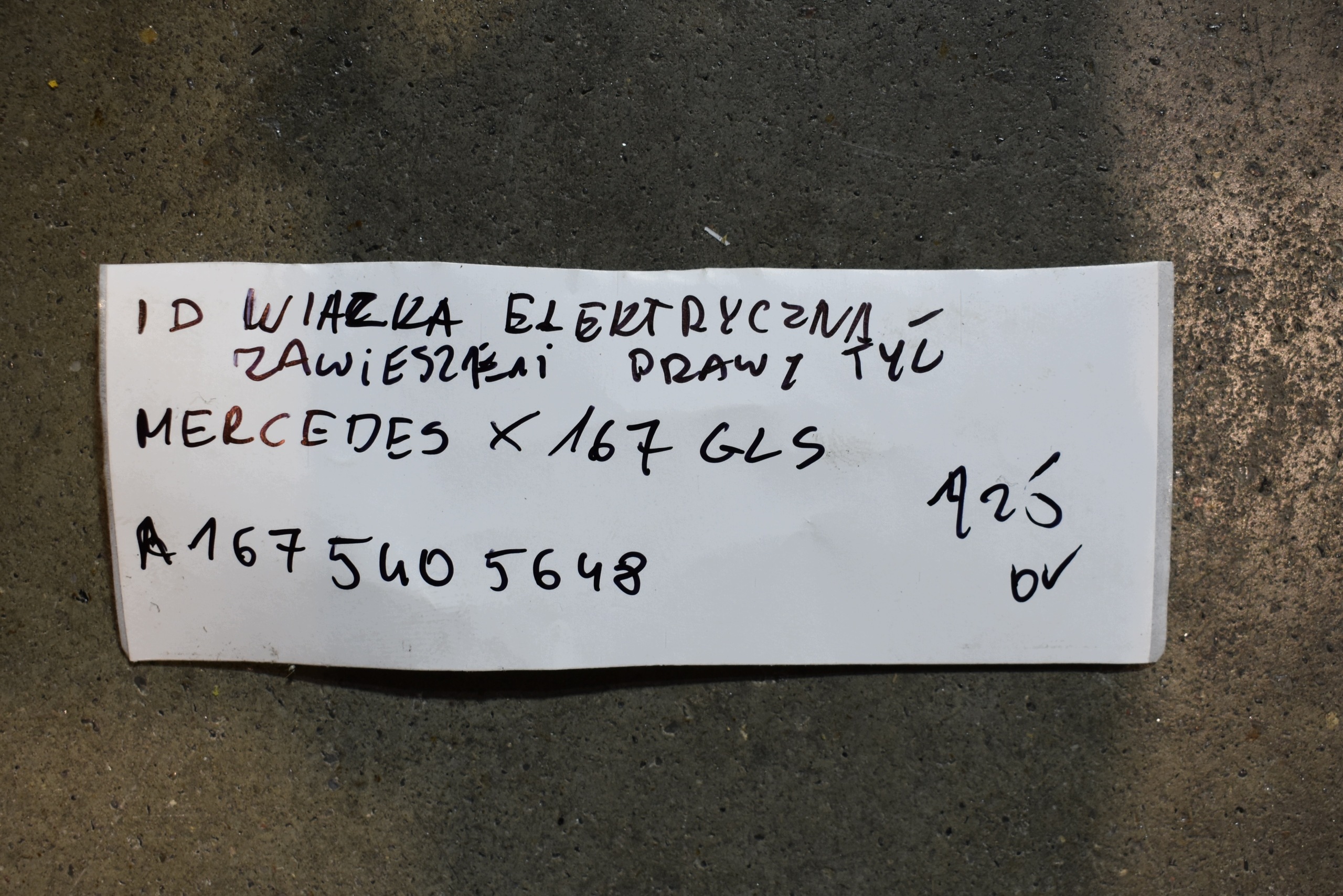 IDEALNA bundle electrical springing right rear part MERCEDES GLS X167 W167 1