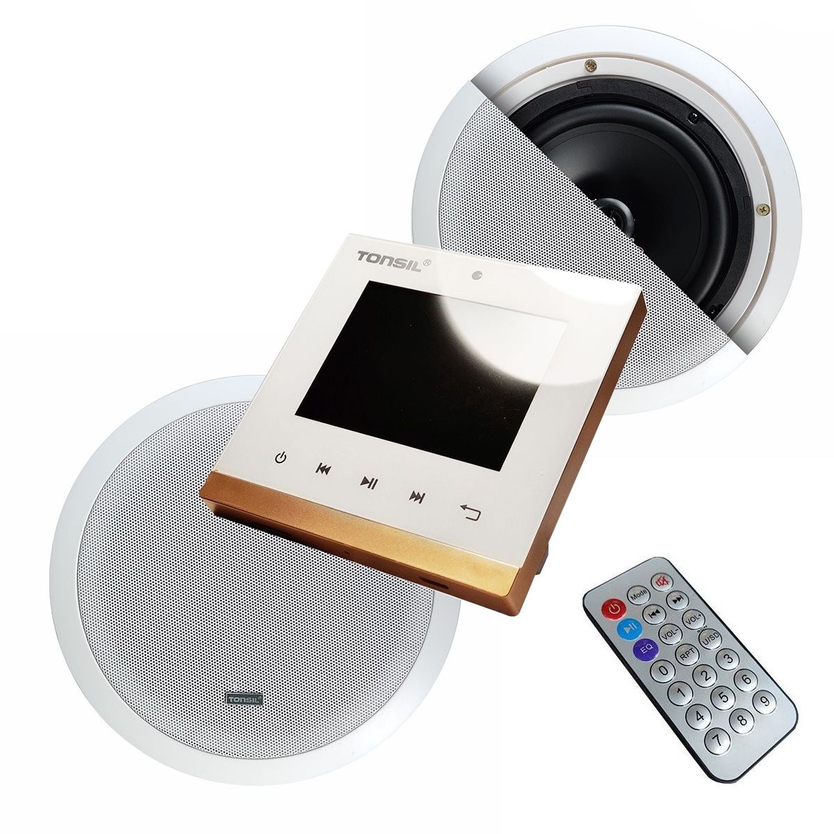 Tonsil Nástěnný přehrávač zesilovače WS-35 Stropní reproduktory 2x Zgsu 28