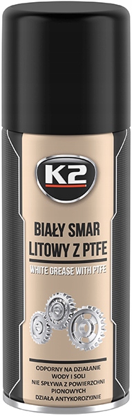 

K2 Biały Smar Litowy Z Teflonem Ptfe 400ML W121
