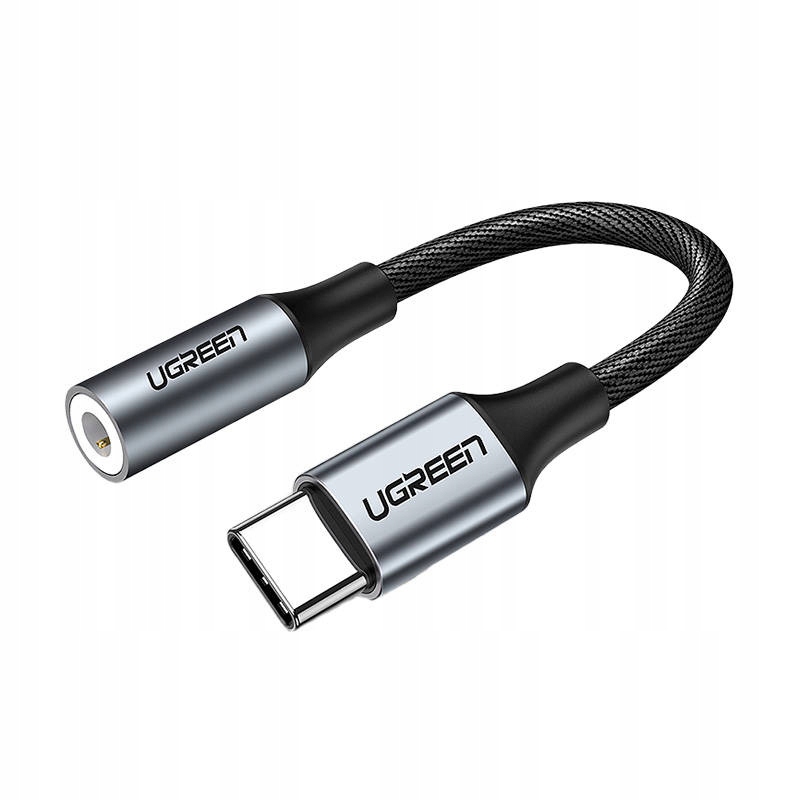 Ugreen Kabel Adapter Przejściówka Audio Usb-c Do Minijack 3,5MM Aux 10-12CM