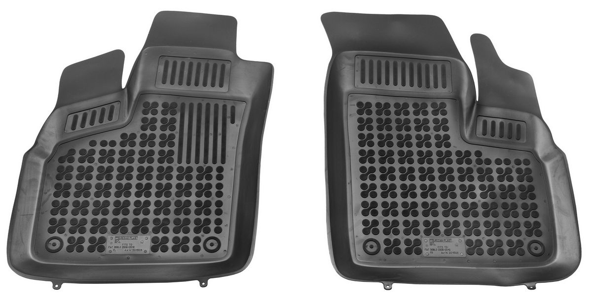 Gumové autokoberce Fiat Doblo, 2006-2010, přední
