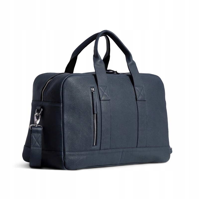 Still Nordic Kožená taška-cestovní taška-kůže-černá