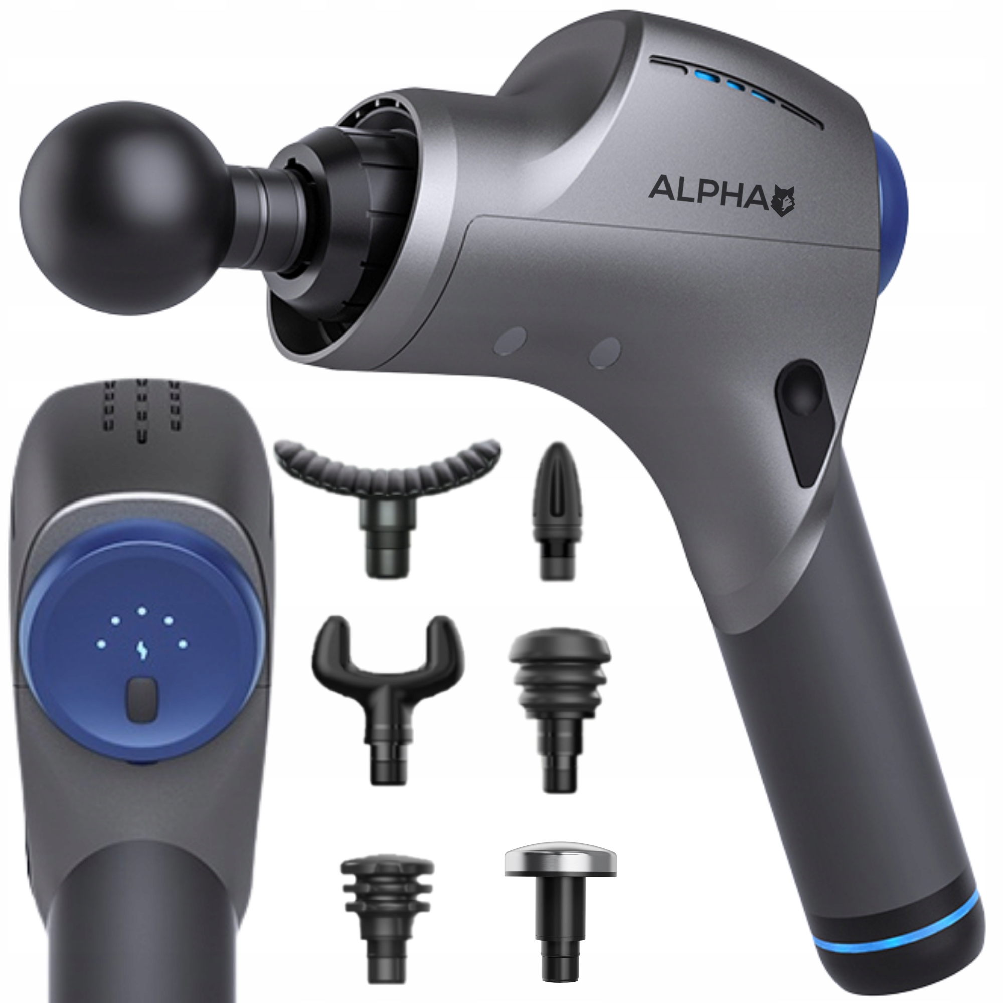 

Pistolet Do Masażu Mocny Masażer Massage Gun Alpha