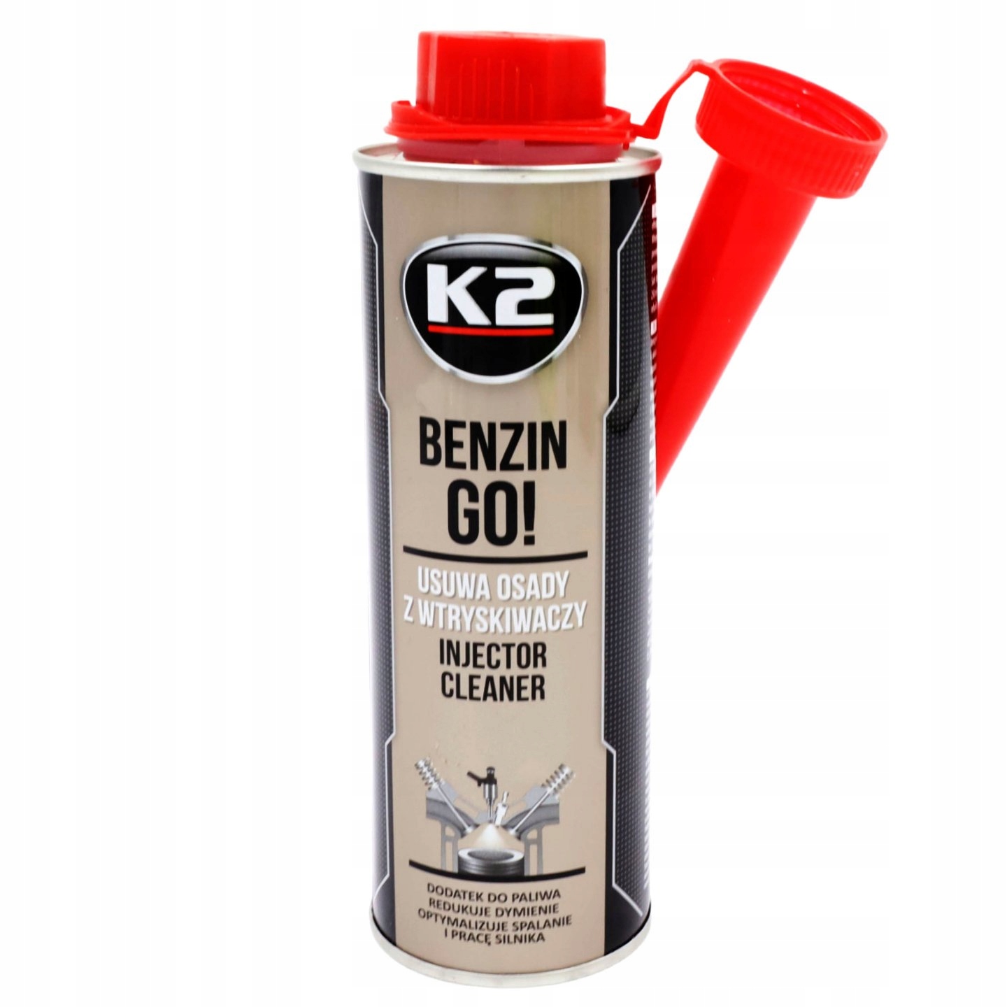 

Płyn do Wtryskiwaczy Benzyny K2 Benzin Go! 250ml