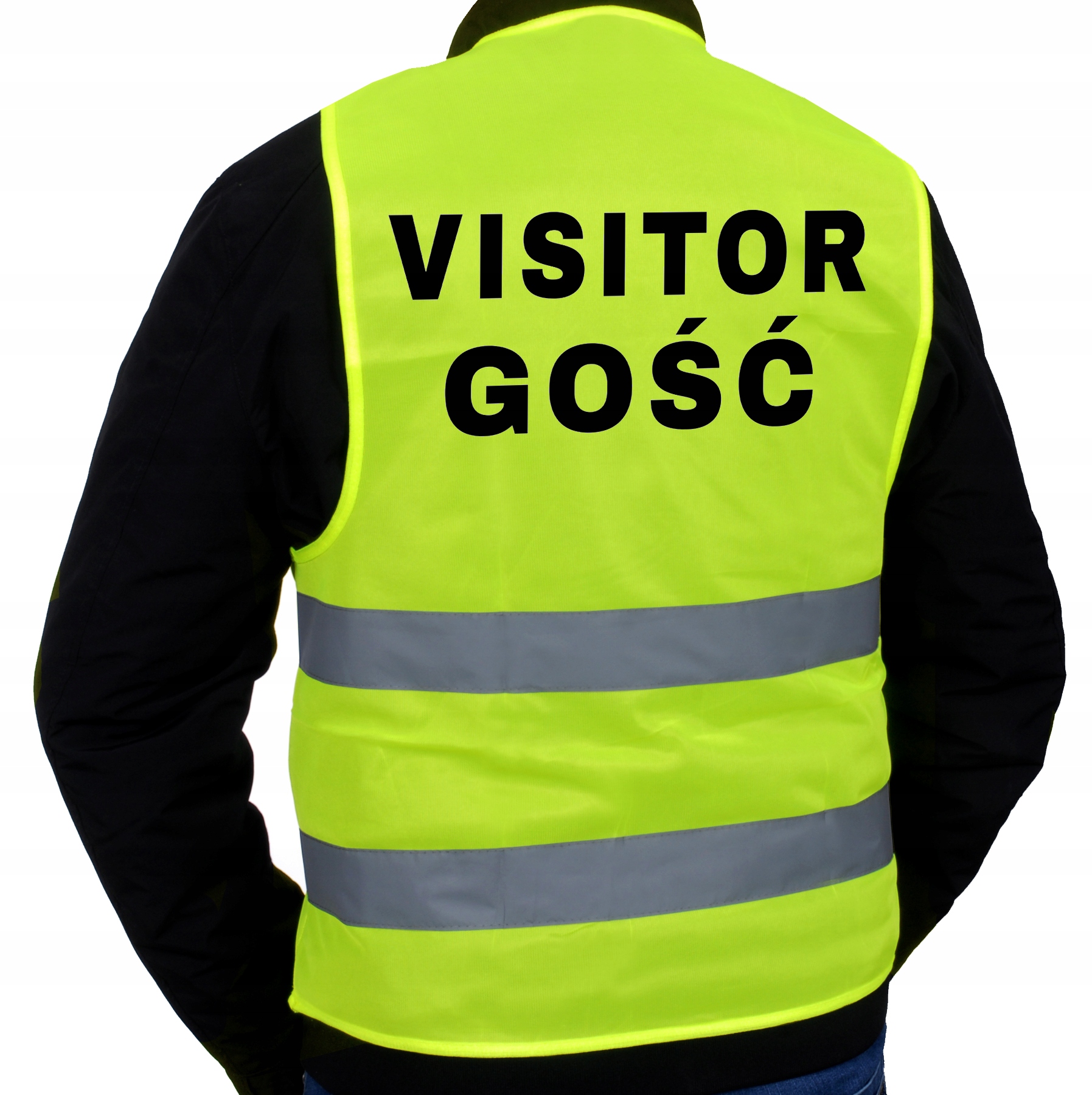 KAMIZELKA ODBLASKOWA OSTRZEGAWCZA GOŚĆ VISITOR Kod producenta visitorgosc_prk1