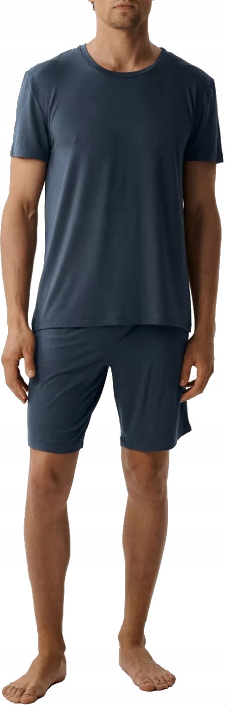 Pánské Pyžamo Atlantic BNMP005 Krátký Rukáv Šortky Kraťasy Na Léto *L*