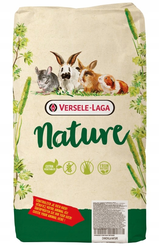 Levně Versele-Laga Chinchilla Nature 9 kg