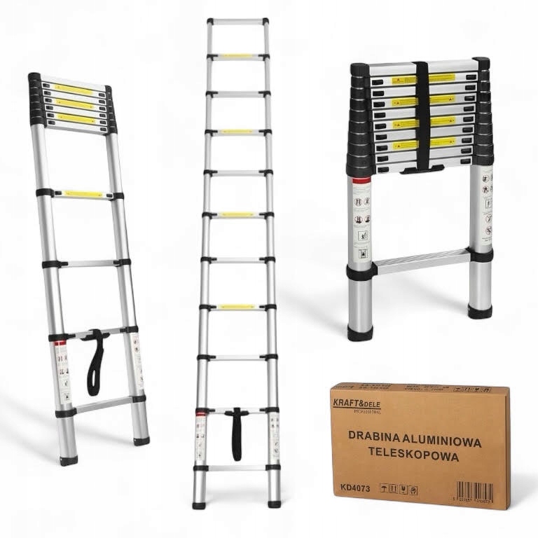 Žebřík 10 Stupňů 3,2 M Max 150 Kg KD4073