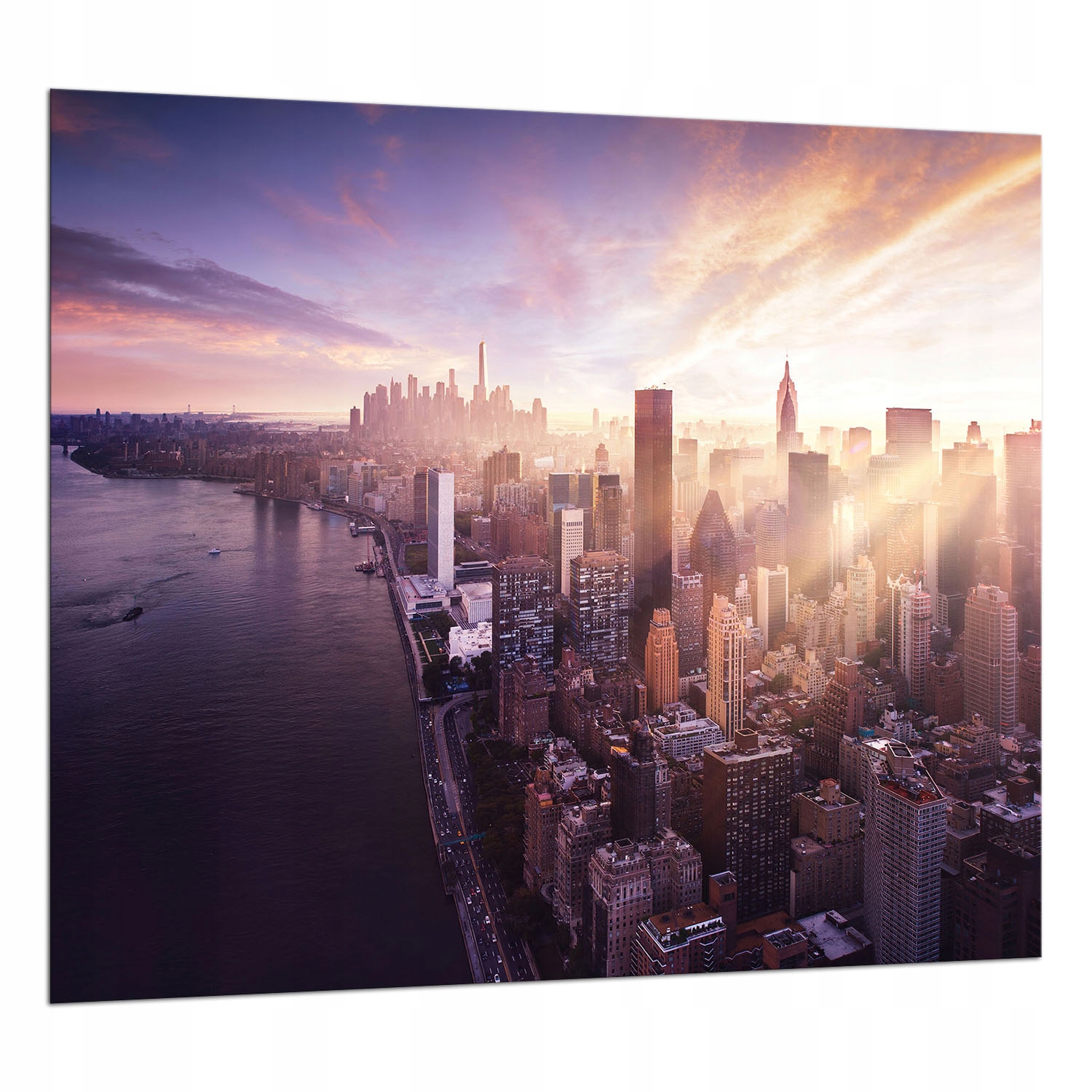 Skleněná Deska Ochranná 65x60 Město