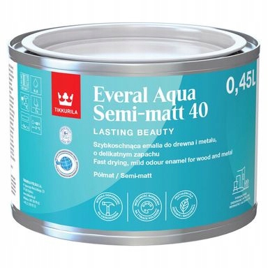 

Tikkurila Everal aqua 40 Półmat 0,45l Baza C