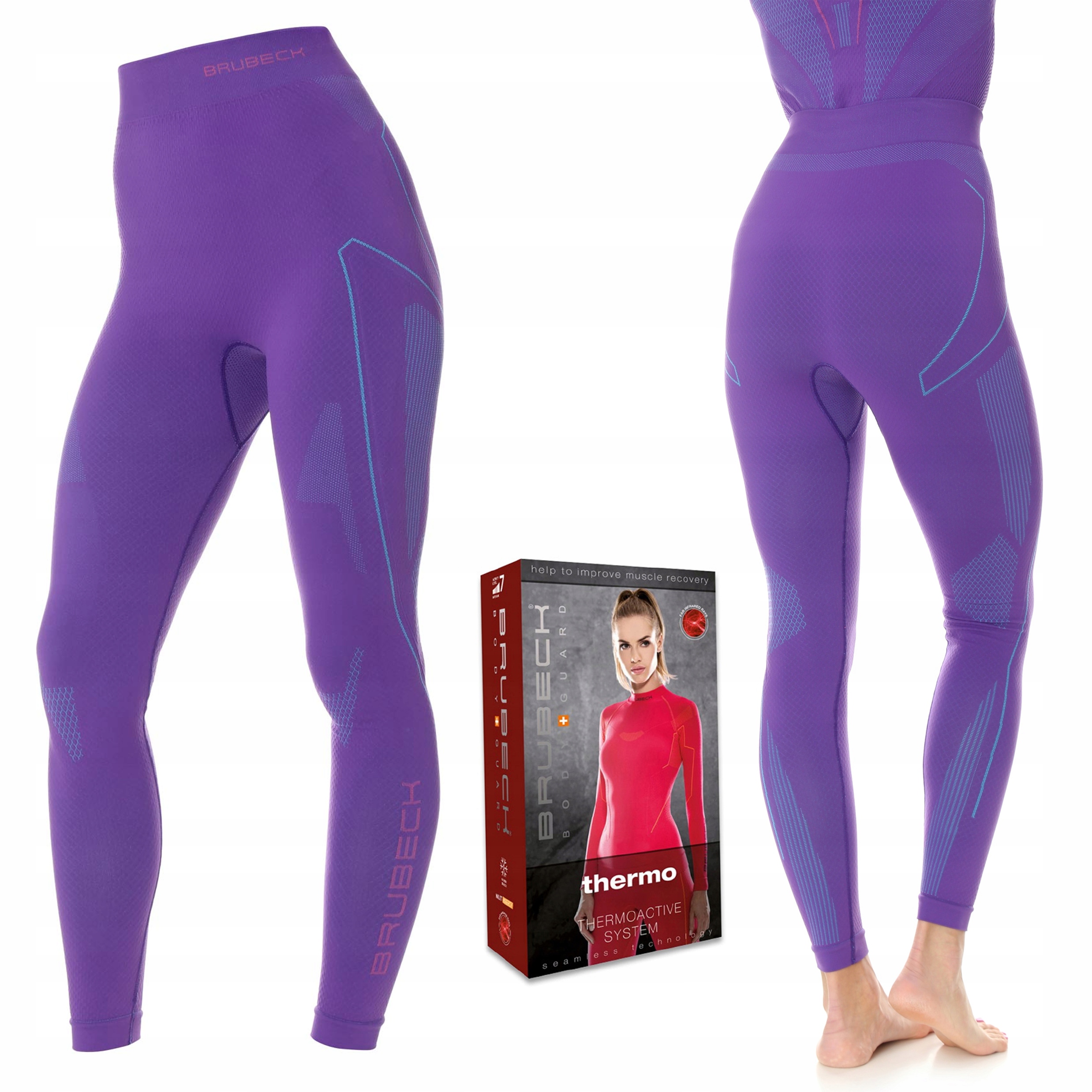 Termoaktivní Legíny Brubeck Thermo Zimní Lyžařské kalhoty M