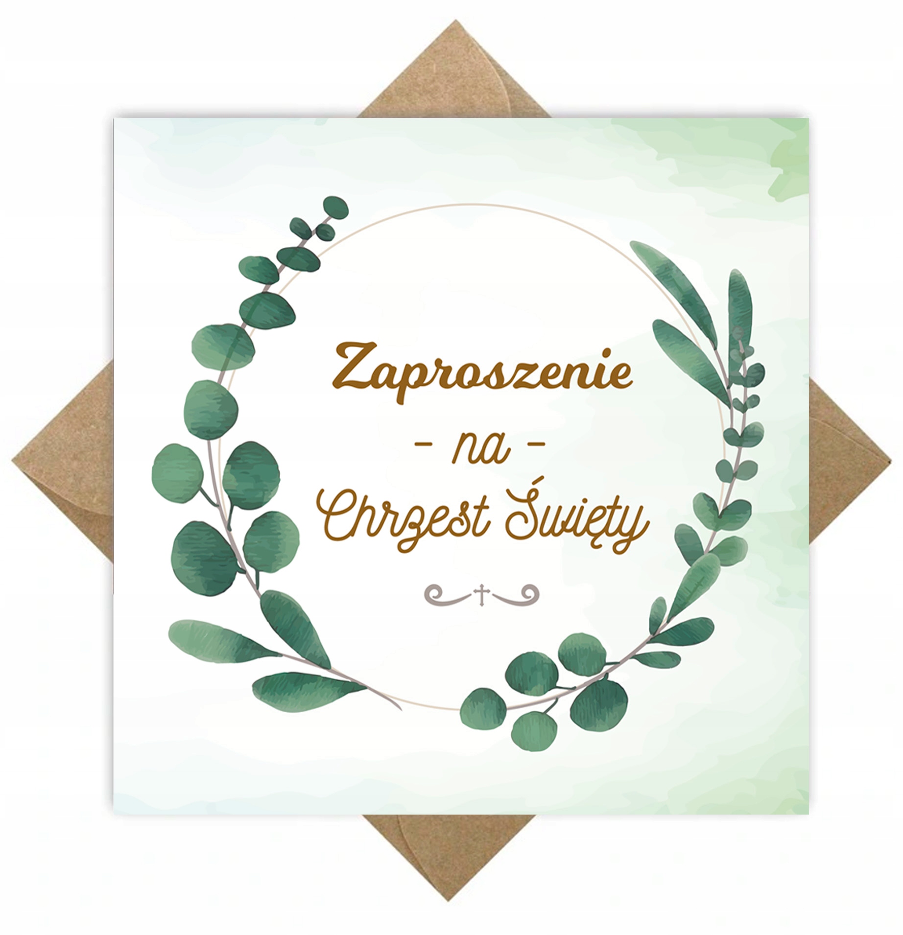 ZAPROSZENIA na Chrzest Święty Chrzciny Wysokość produktu 14 cm