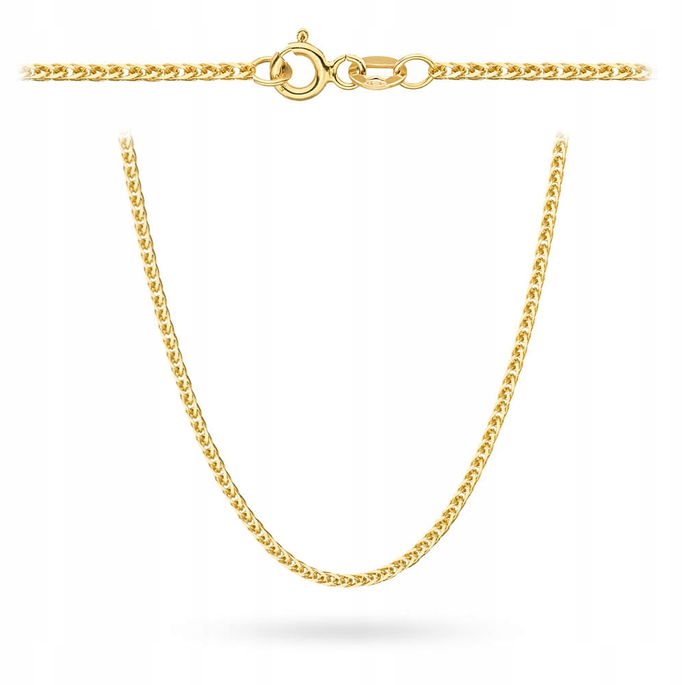 Zlatý řetízek 585, vazba liščí ocas 55 cm, elegantní dámský 2.68 g dárek